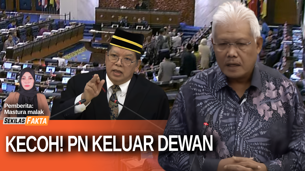 PN protes keluar Dewan Rakyat beramai-ramai!, 'Malu tak cukup jumlah', URA tangguh | SEKILAS FAKTA