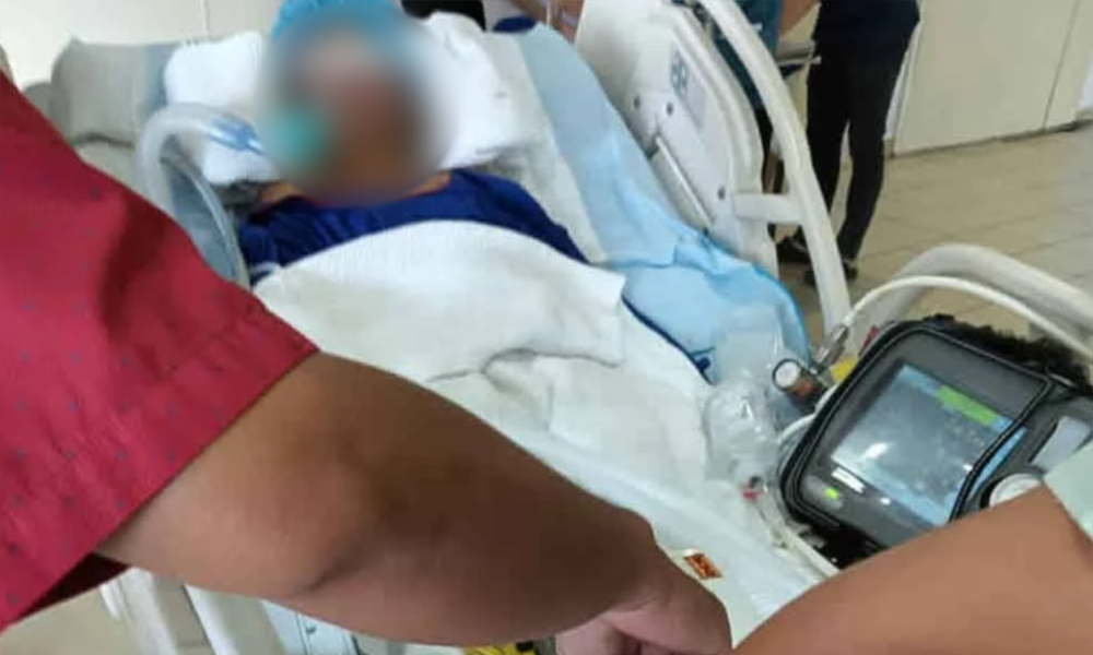 12 held in probe over Form Three student's fall