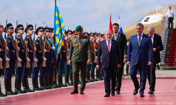 Agong tiba di Moscow, lawatan negara pertama ke Rusia