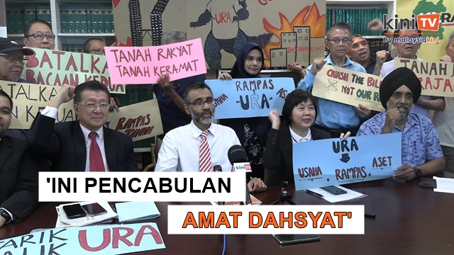Lebih 90 NGO, persatuan penduduk desak batal Akta URA