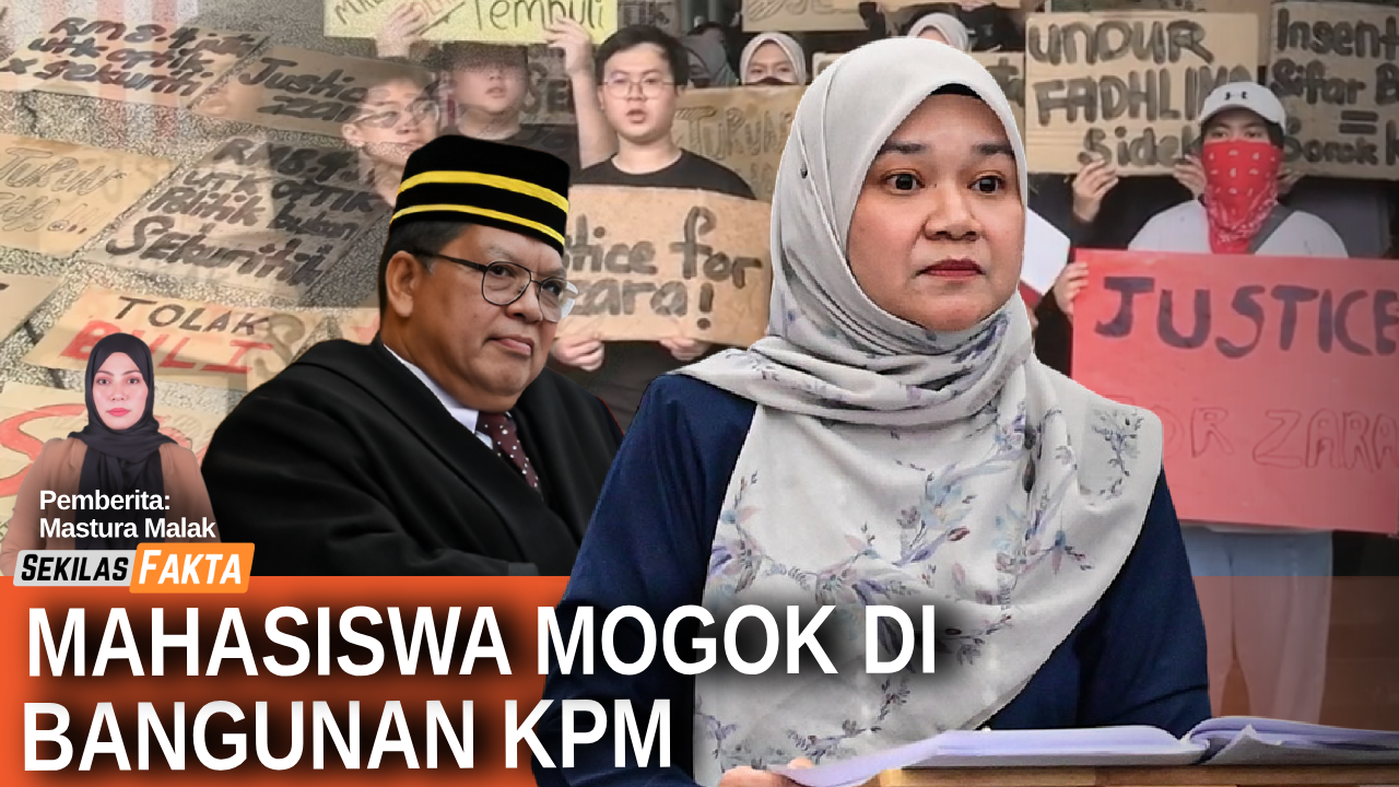 Mahasiswa gegar KPM! 'Undur Fadhlina' bergema, Speaker didakwa intip di Dewan Rakyat | SEKILAS FAKTA