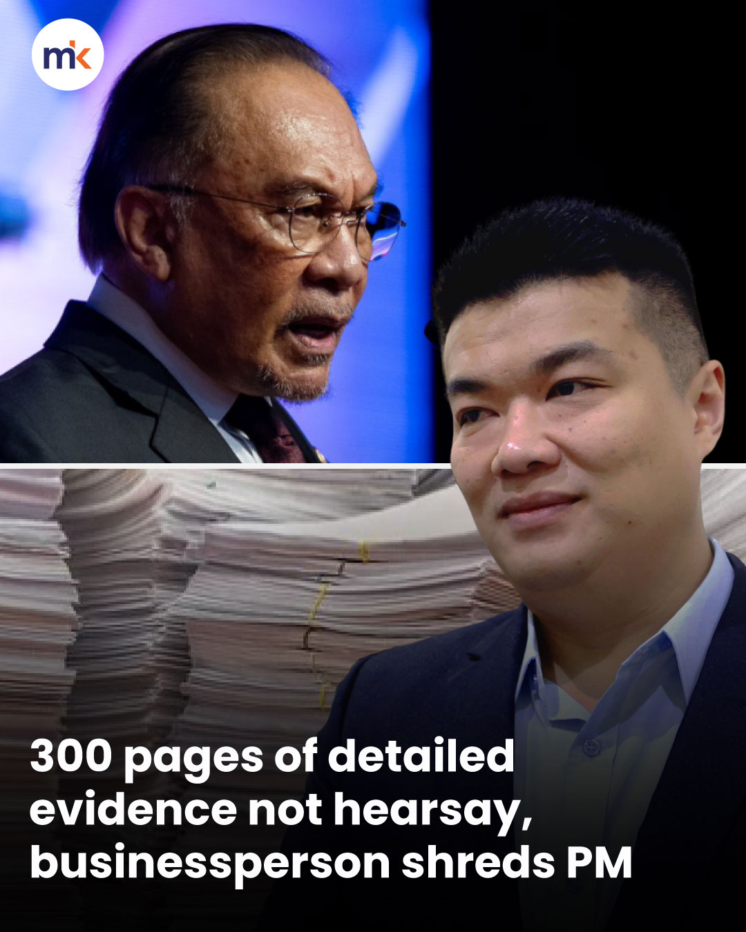 300 pages of detailed evidence not hearsay, businessperson shreds PM