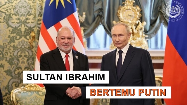 Agong bertemu Presiden Rusia Vladimir Putin di Grand Kremlin Palace