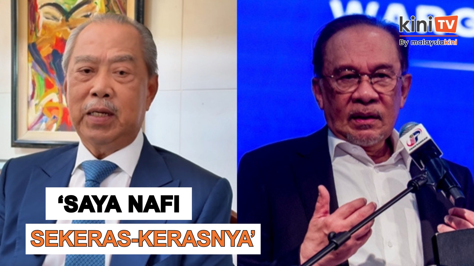 'Saya tak pernah cakap...' - Muhyiddin dakwa Anwar bohong!
