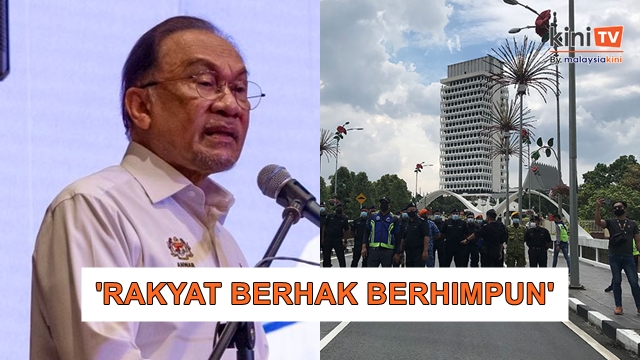 Anwar izin rakyat terus berhimpun depan Parlimen cuma...