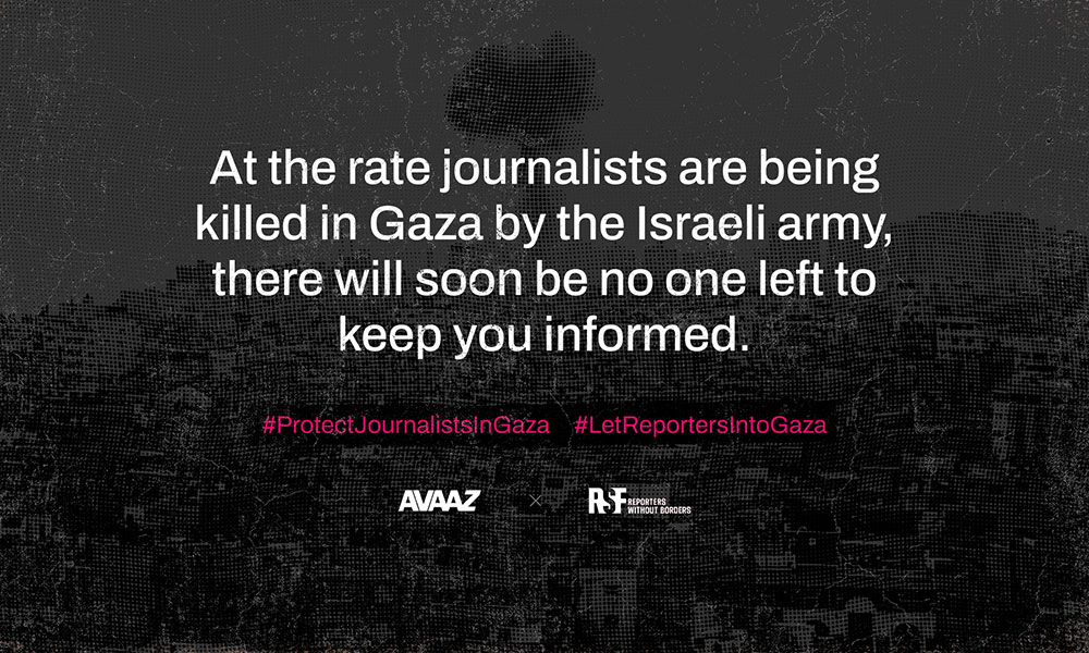 Rate of journos being killed by Israeli army means soon you'll be in the dark