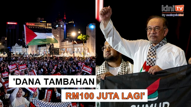 Anwar umum dana tambahan RM100 juta untuk rakyat Palestin