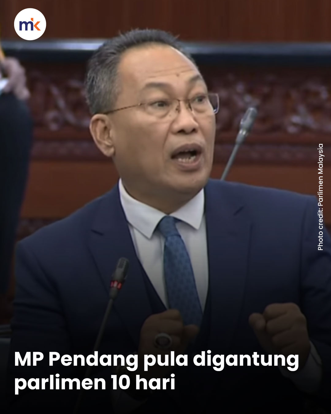 MP Pendang pula digantung parlimen 10 hari