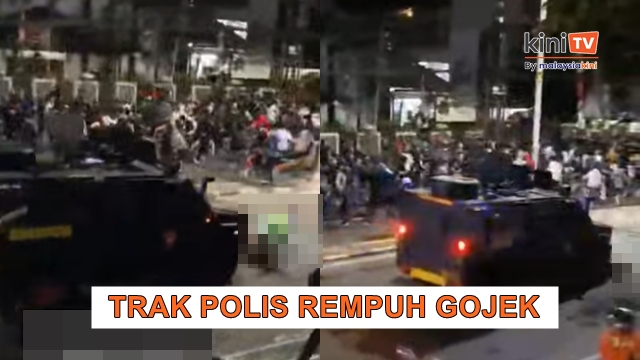 Demo di Jakarta makin tegang: 'Rider' Gojek maut digilis trak polis