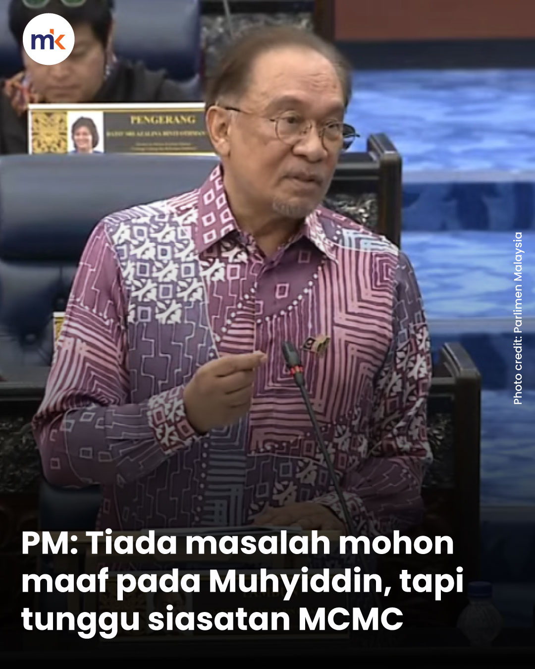 PM: Tiada masalah mohon maaf pada Muhyiddin, tapi tunggu siasatan MCMC
