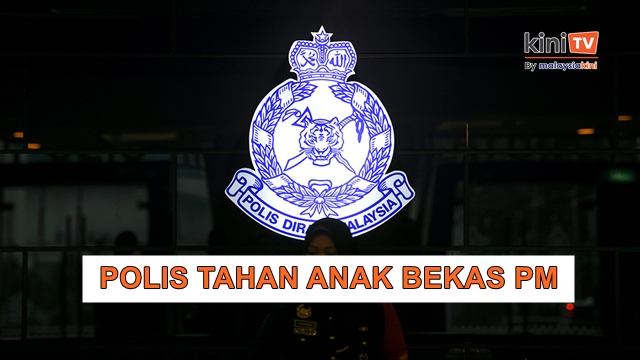 Anak bekas PM ditahan, polis jumpa dadah dalam kereta