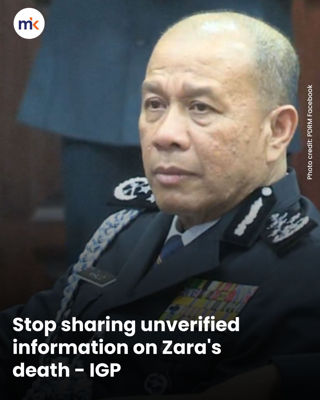 Stop sharing unverified information on Zara's death - IGP