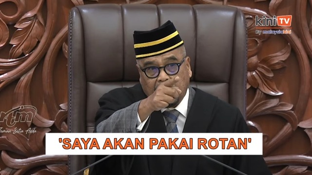 Tolong beradab! Kalau terpaksa, saya akan pakai rotan - Timb Speaker