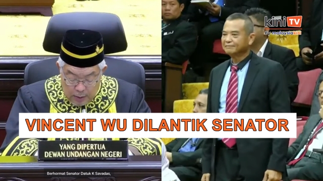 DUN Negeri Sembilan lulus pemilihan Vincent Wu sebagai senator