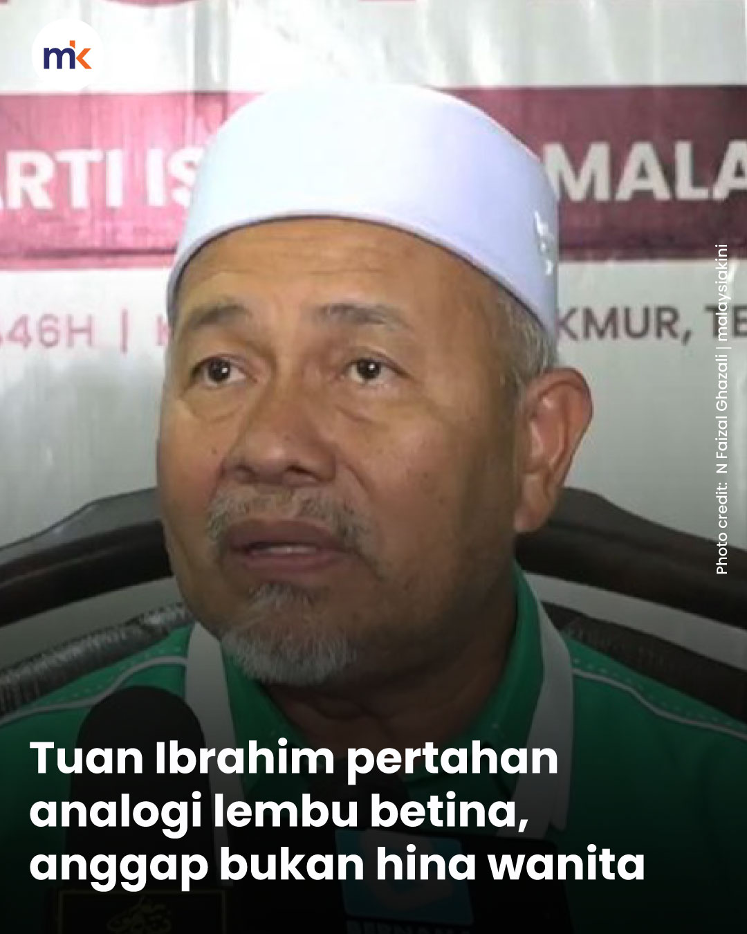Tuan Ibrahim pertahan analogi lembu betina, anggap bukan hina wanita