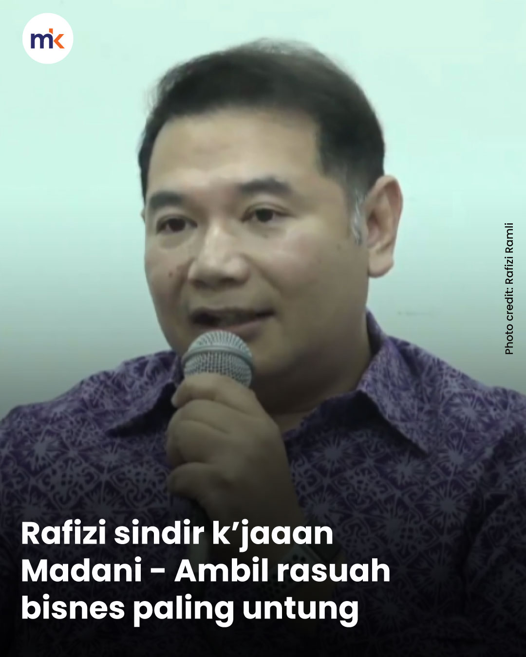 Rafizi sindir k’jaaan Madani - Ambil rasuah bisnes paling untung