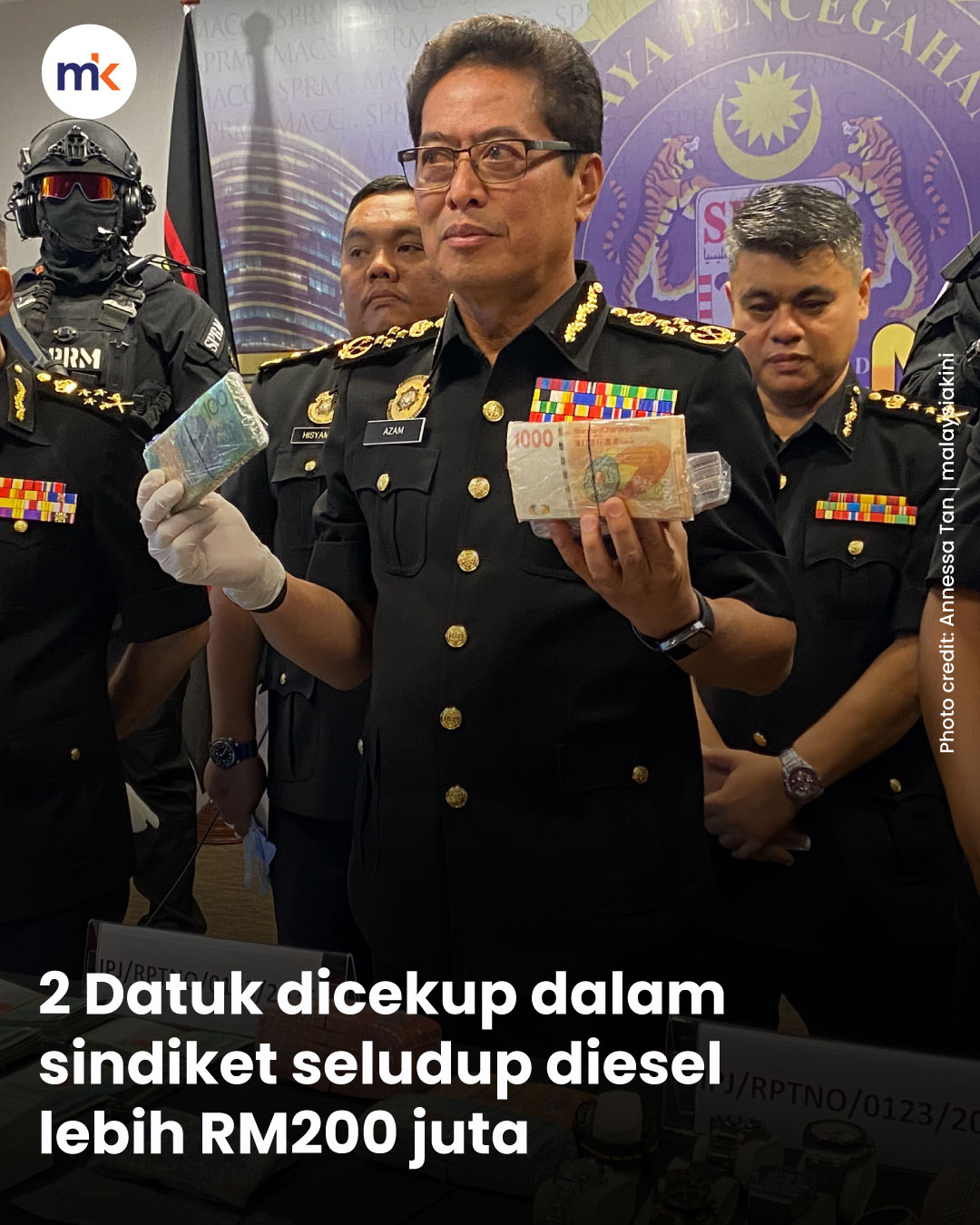 2 Datuk dicekup dalam sindiket seludup diesel lebih RM200 juta