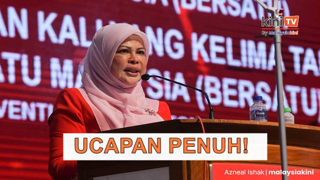 Ucapan  Bendahari Agung  Bersatu, Rina Harun