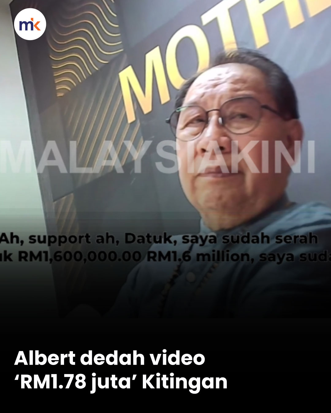 Albert dedah video ‘RM1.78 juta’ Kitingan