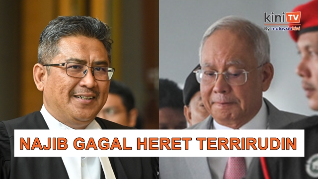 Najib gagal heret Terrirudin untuk prosiding hina mahkamah