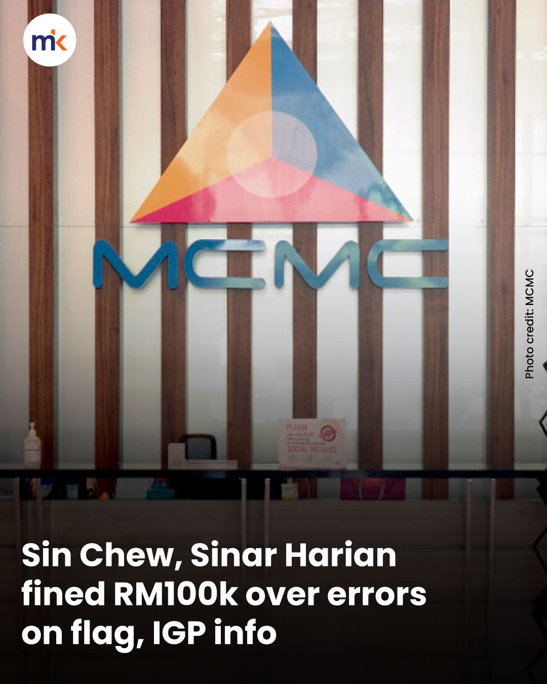 Sin Chew, Sinar Harian fined RM100k over errors on flag, IGP info