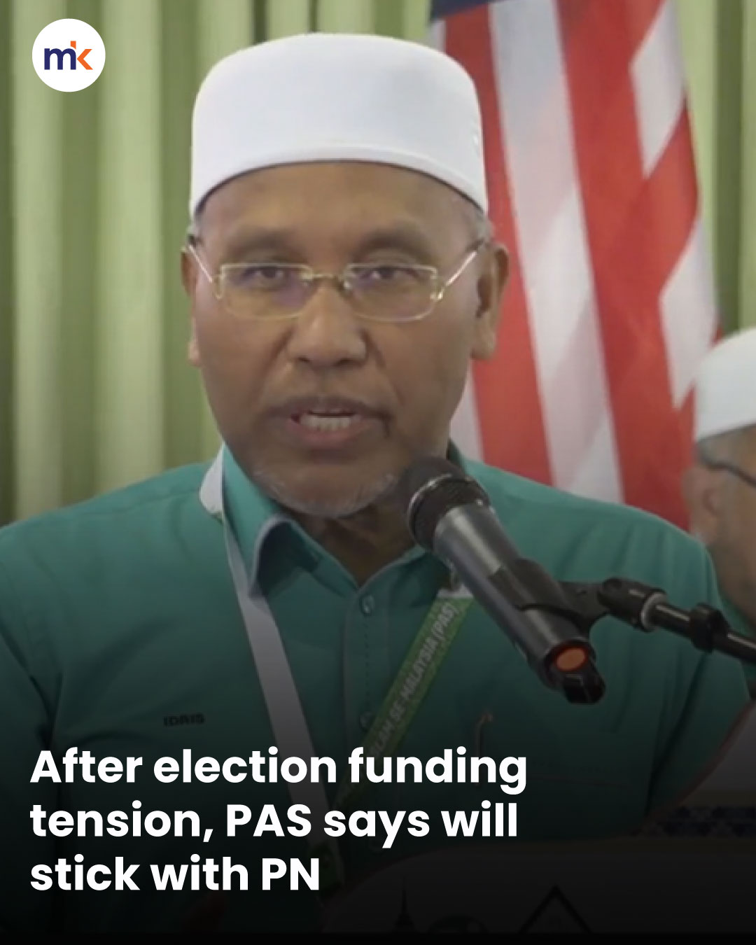 After election funding tension, PAS says will stick with PN