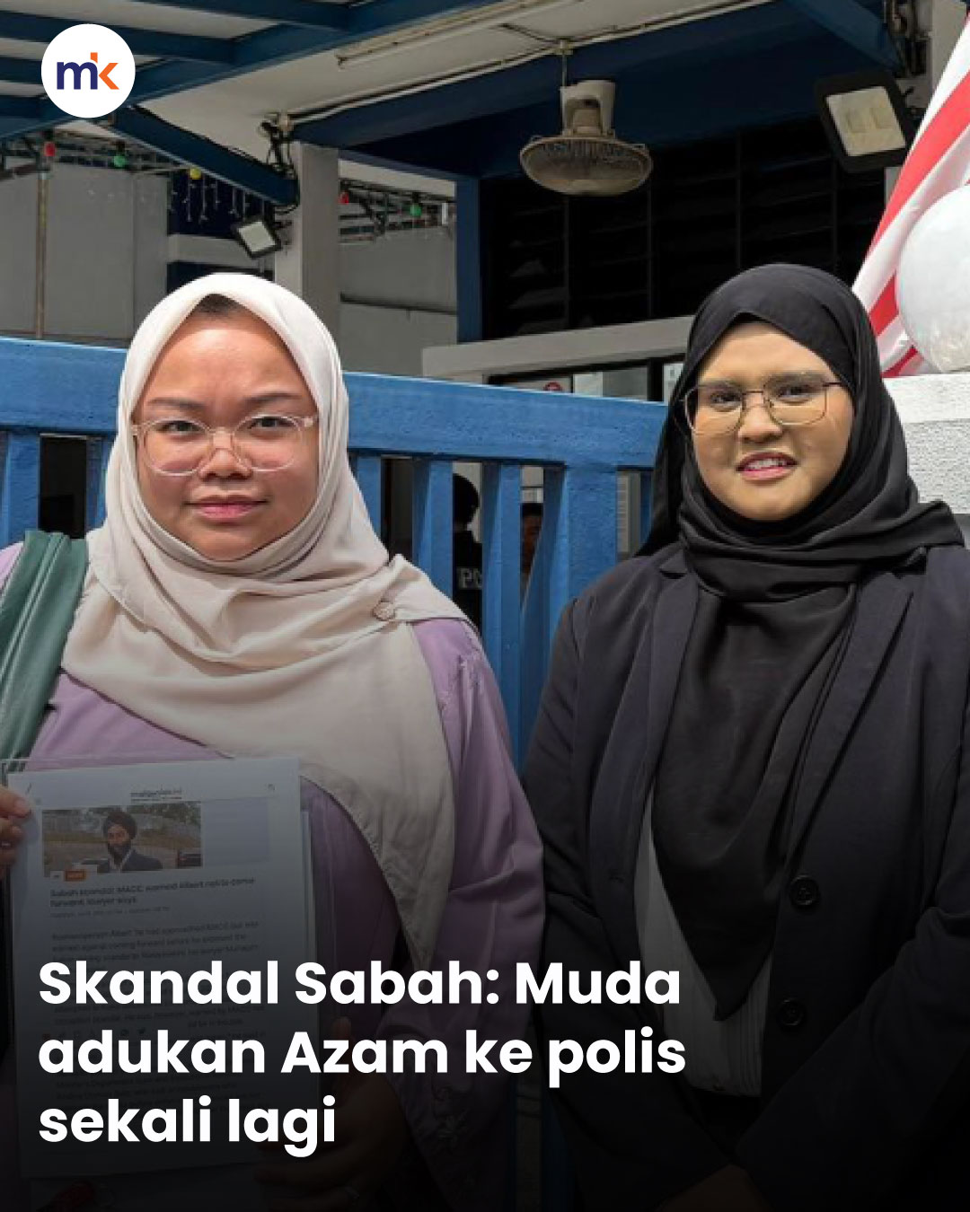 Skandal Sabah: Muda adukan Azam ke polis sekali lagi