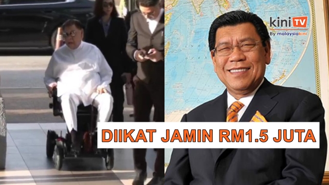 Projek MEX II: Abu Sahid didakwa 17 pertuduhan, hadir berkerusi roda