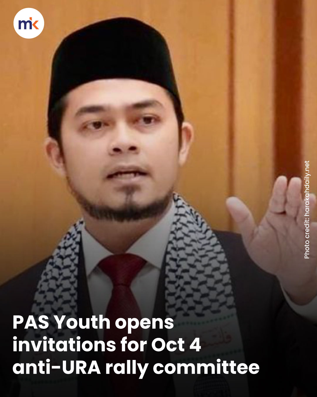 PAS Youth opens invitations for Oct 4 anti-URA rally committee