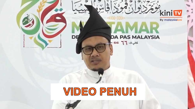 [Video Penuh] Ucapan Ketua Pemuda PAS Afnan Hamimi di Muktamar 2025