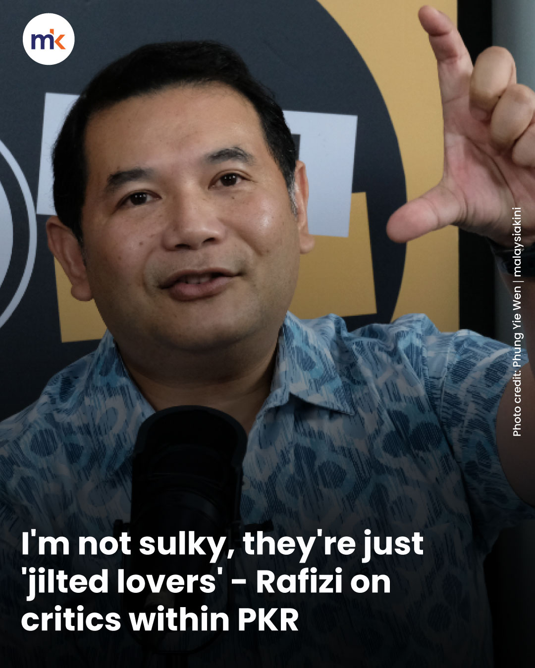 I'm not sulky, they're just 'jilted lovers' - Rafizi on critics within PKR