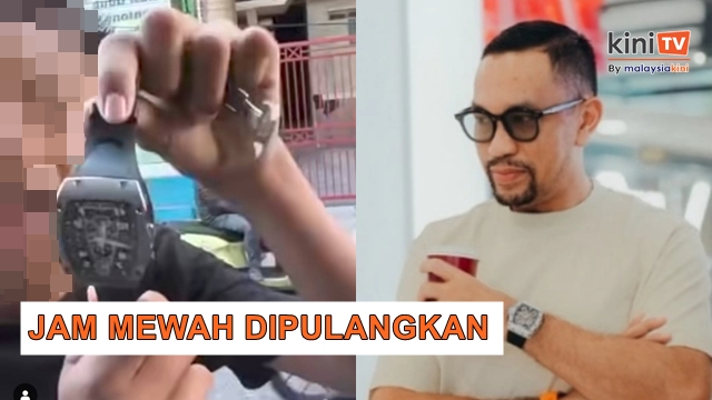 'Tak tahu guna' - Jam tangan RM3 juta milik Ahmad Sahroni dipulangkan