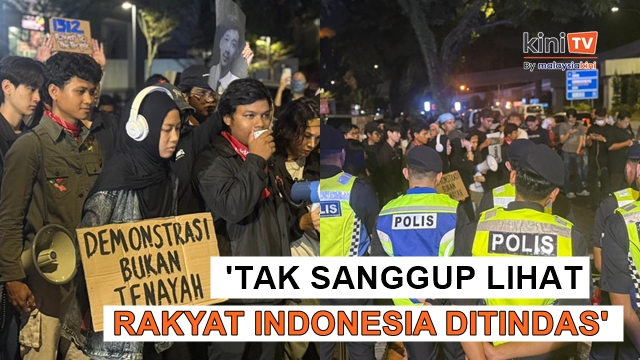 'Henti kekerasan!' - Puluhan aktivis Malaysia berhimpun di Kedutaan Indonesia di KL
