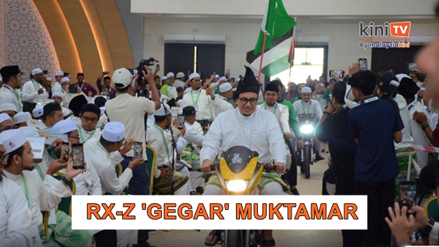 Pemuda PAS tunggang RX-Z di muktamar demi dekati anak muda