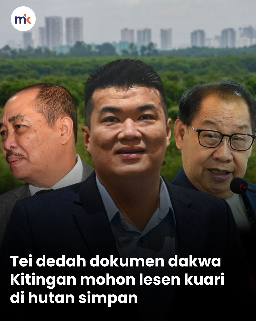 Tei dedah dokumen dakwa Kitingan mohon lesen kuari di hutan simpan