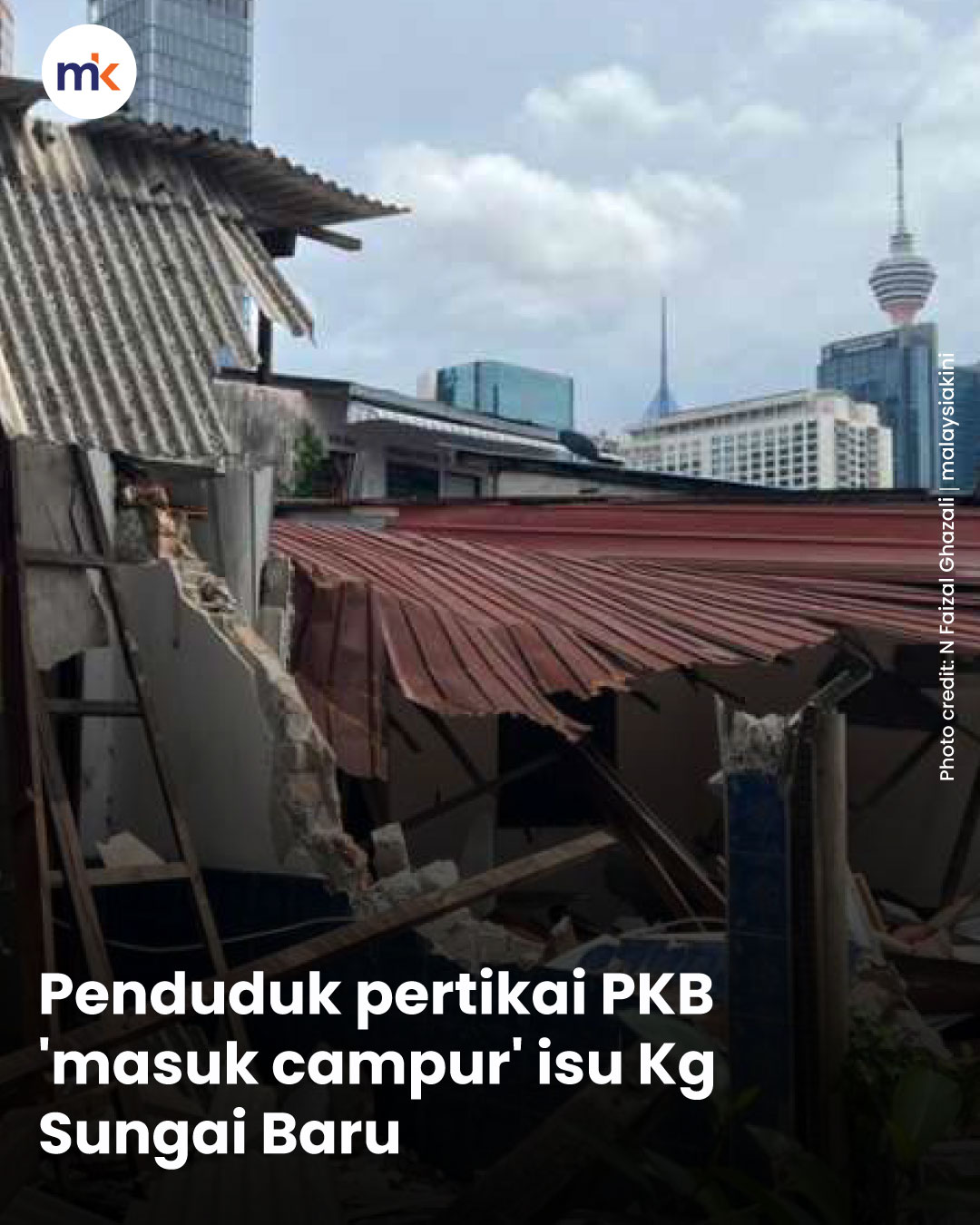 Penduduk pertikai PKB 'masuk campur' isu Kg Sungai Baru