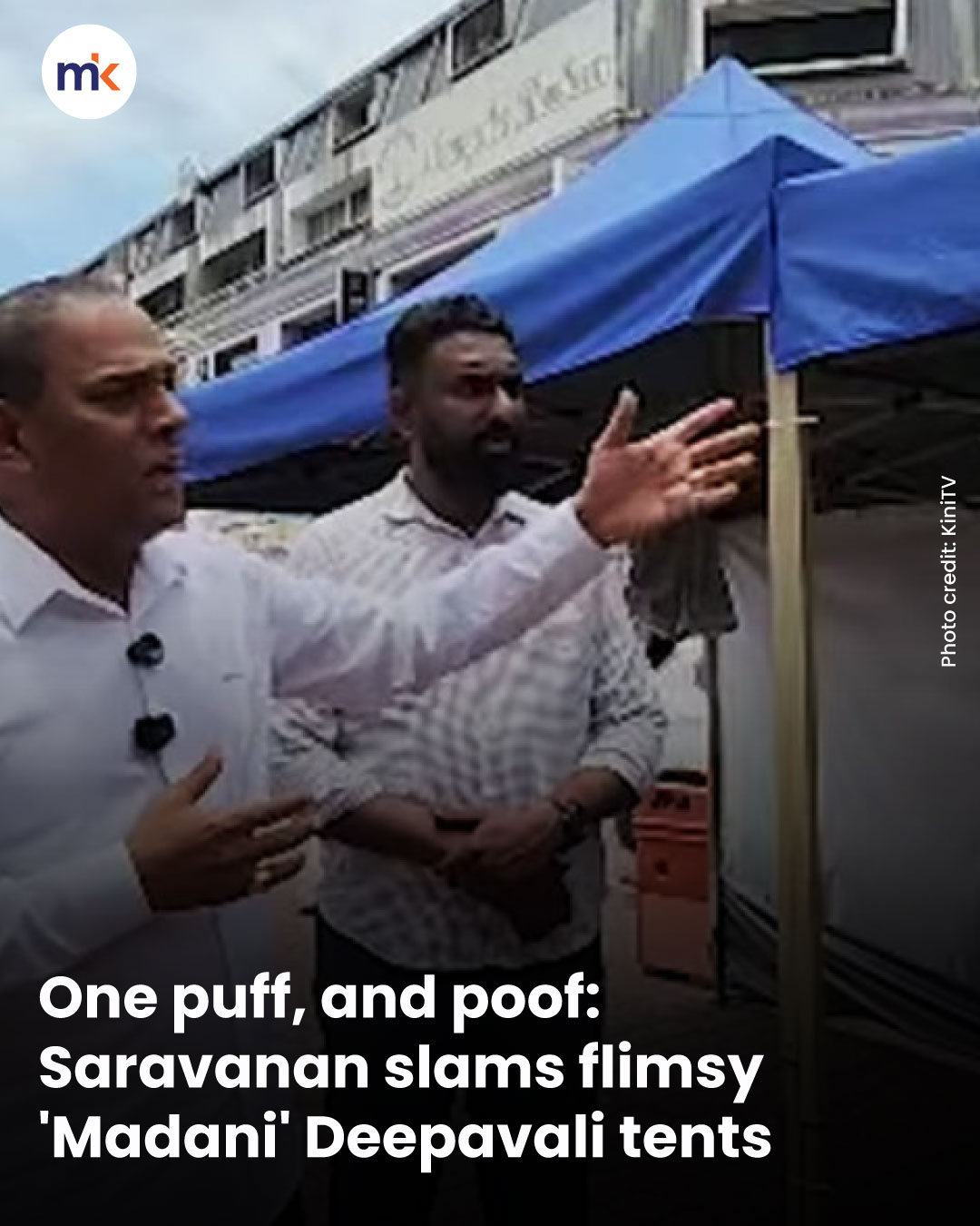 One puff, and poof: Saravanan slams flimsy 'Madani' Deepavali tents