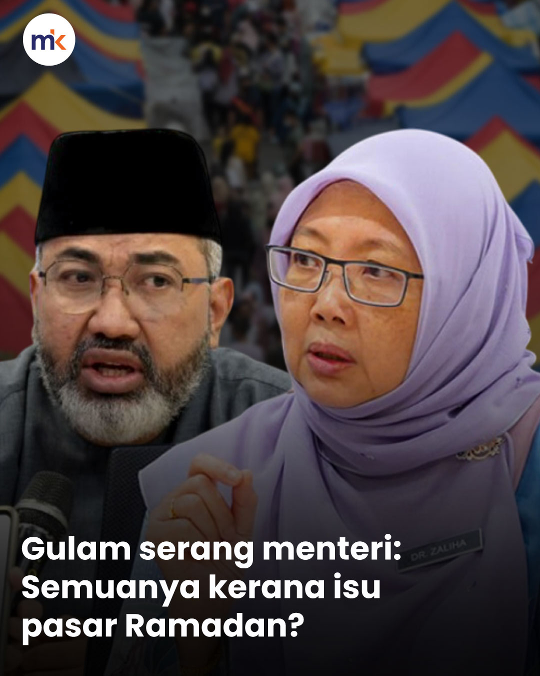 Gulam serang menteri: Semuanya kerana isu pasar Ramadan?