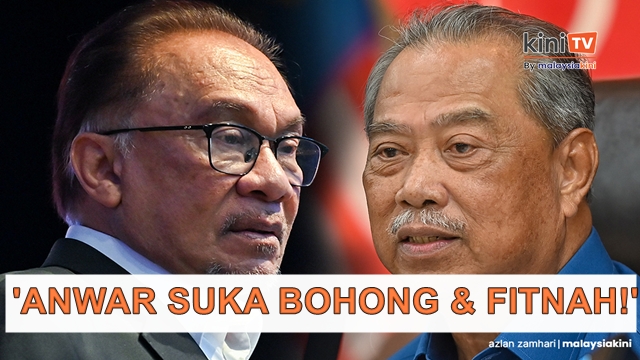 'Anwar buka je mulut, keluar fitnah!, kata Muhyiddin