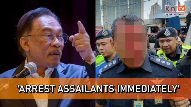 Anwar condemns Kg Sg Baru violence after police chief injured in scuffle