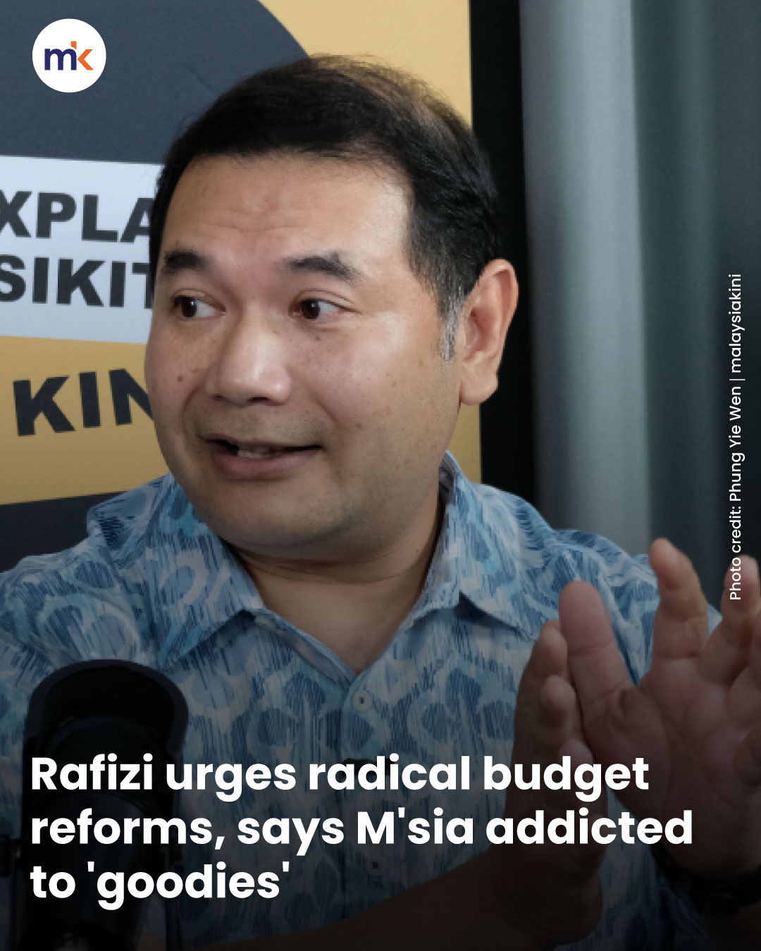 Rafizi urges radical budget reforms, says M'sia addicted to 'goodies'