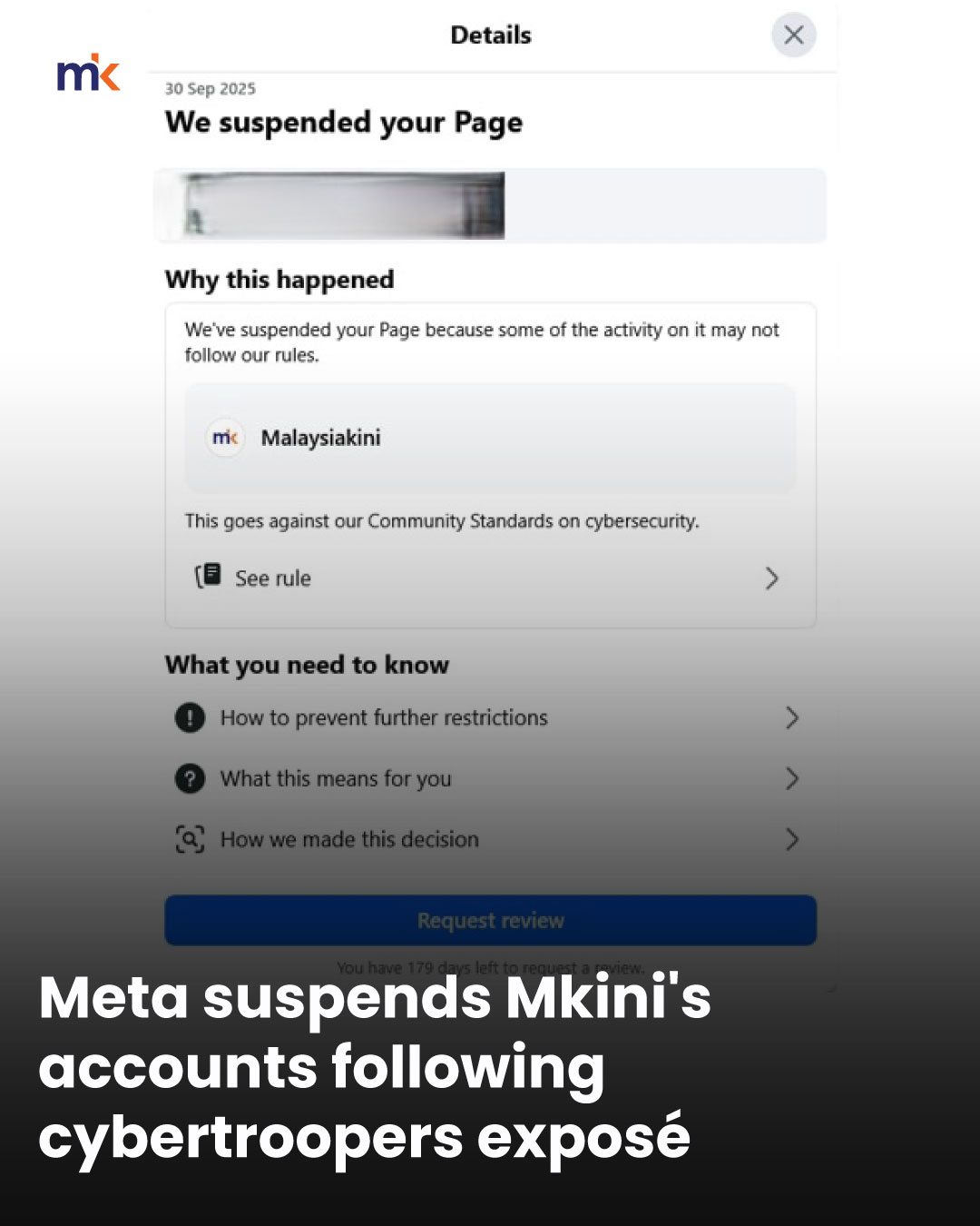 Meta suspends Mkini's accounts following cybertroopers exposé