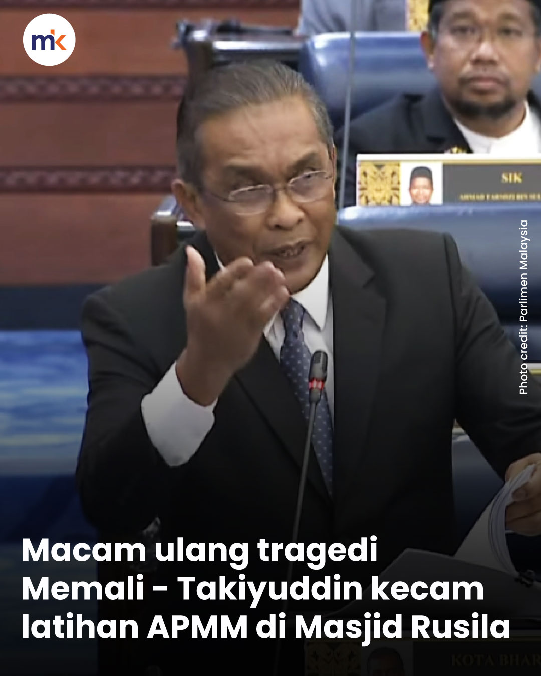 Macam ulang tragedi Memali - Takiyuddin kecam latihan APMM di Masjid Rusila