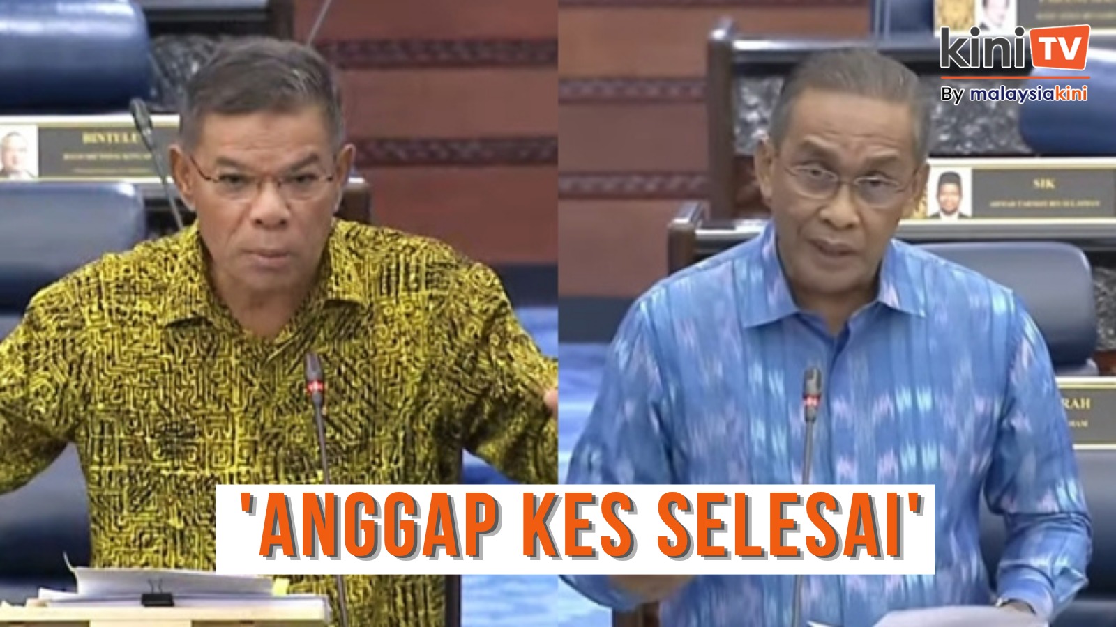 Saifuddin, Takiyuddin berdamai isu latihan komando di Masjid Rusila