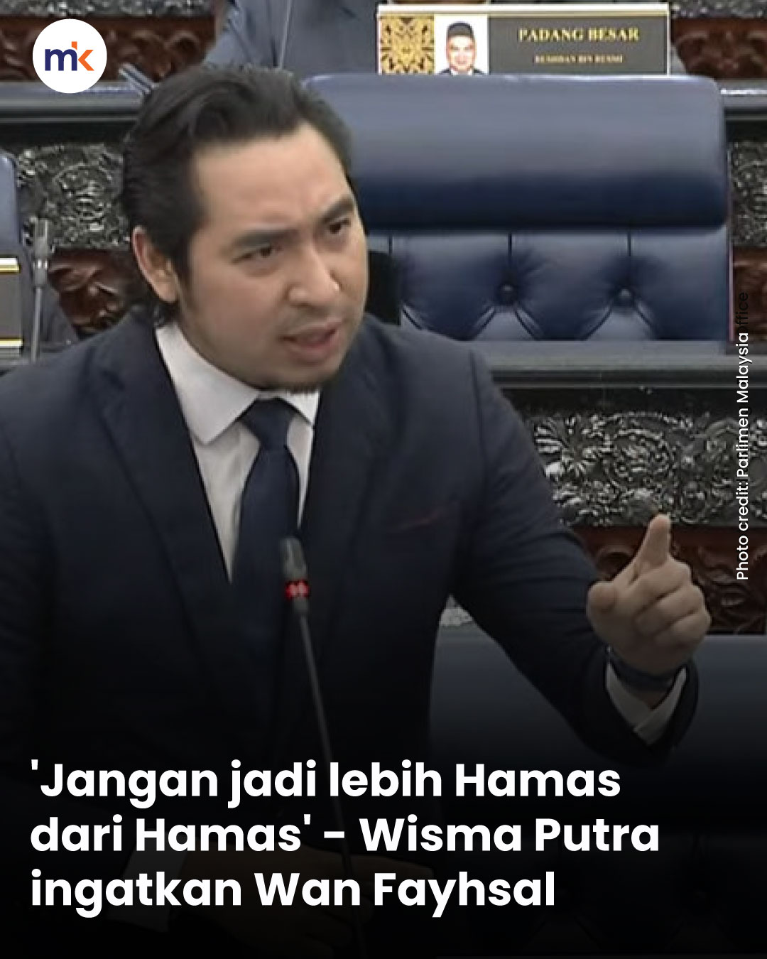 'Jangan jadi lebih Hamas dari Hamas' - Wisma Putra ingatkan Wan Fayhsal