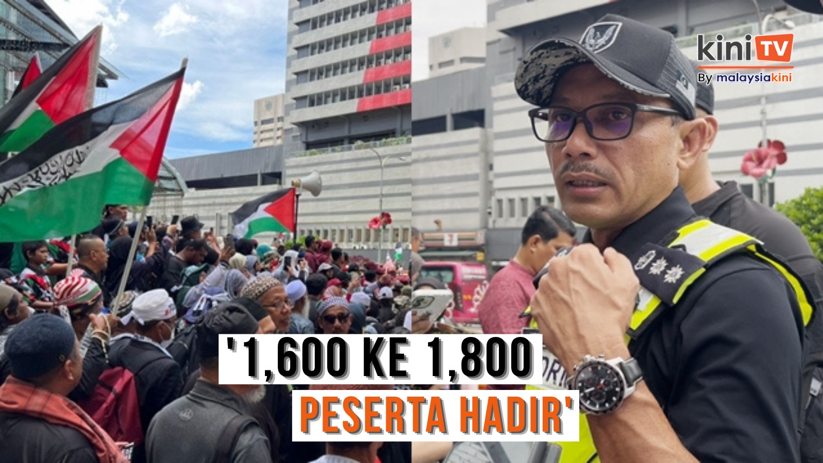 Himpunan tolak URA: Polis anggarkan 1,600 ke 1,800 peserta hadir