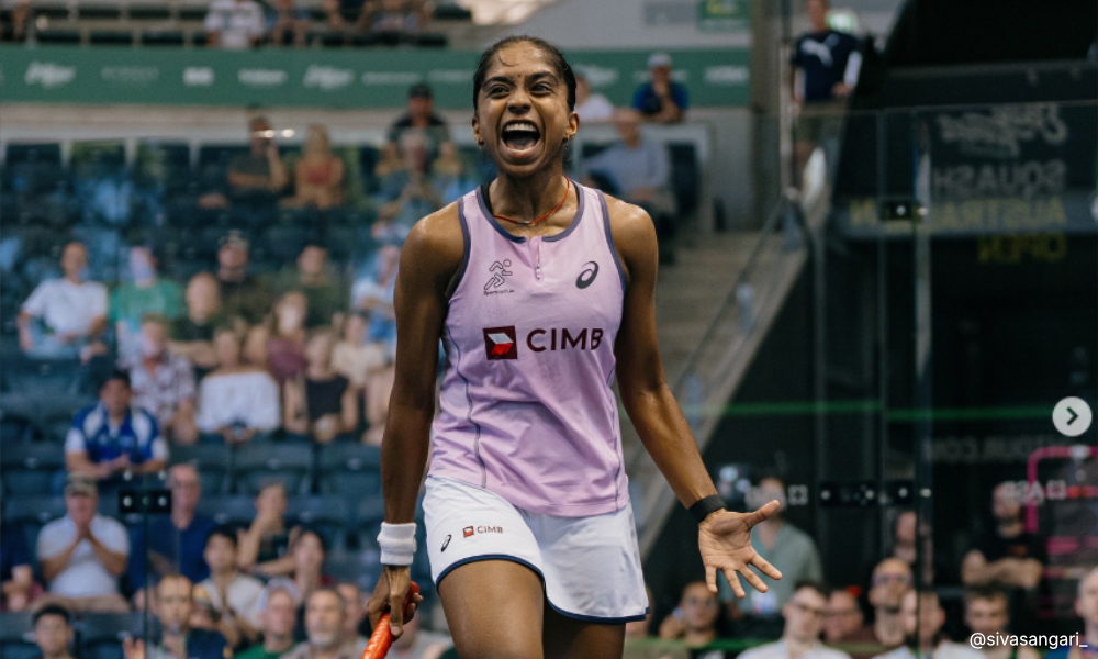Sivasangari breaks into career-high world's top six