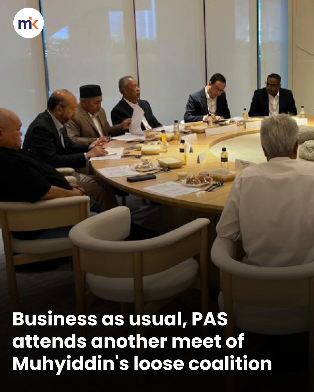 Business as usual, PAS attends another meet of Muhyiddin's loose coalition