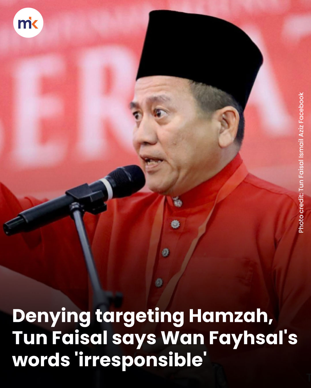 Denying targeting Hamzah, Tun Faisal says Wan Fayhsal's words 'irresponsible'