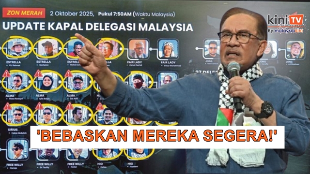 12 aktivis Malaysia ditahan! Anwar desak Israel bebas mereka segera